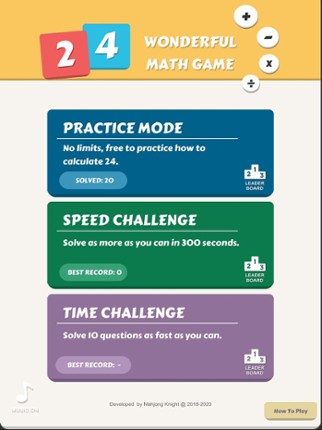 24 - Mental Math Game Image