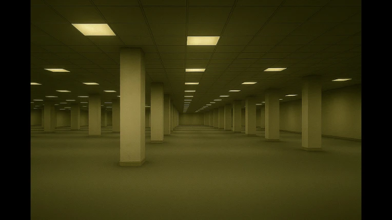 Backrooms The Silent Mirror Image