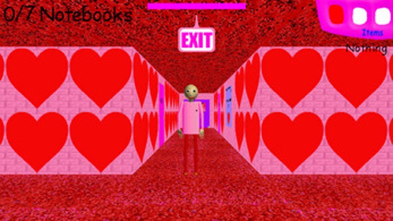 Baldi's Basics Valentine's Day 1.4.3 Port screenshot