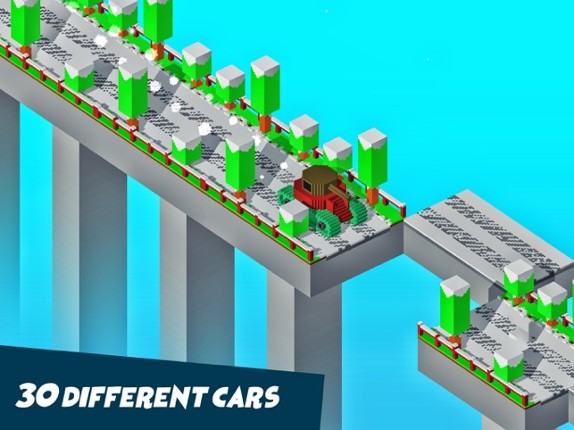 Crossy Bridge Blocky Game Image