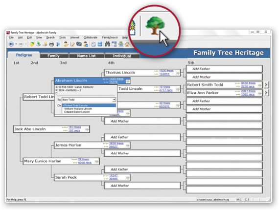 Family Tree Heritage Platinum 9 screenshot