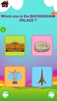 First Step Country : Fun and Learning General Knowledge Geography game for kids to discover about world Flags, Maps, Monuments and Currencies. screenshot