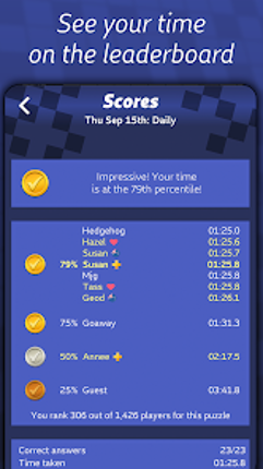 Astraware CodeWords screenshot