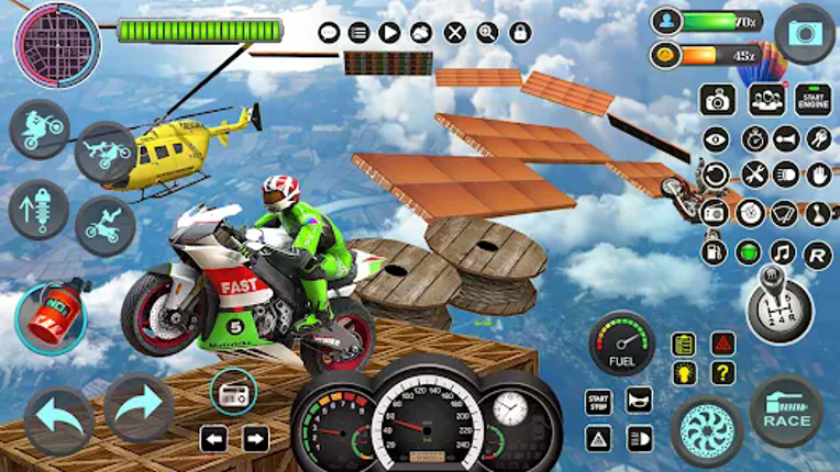 Mega Ramp Bike Stunts Games 3D screenshot