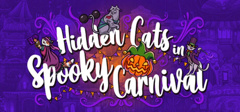 Hidden Cats in Spooky Carnival Image
