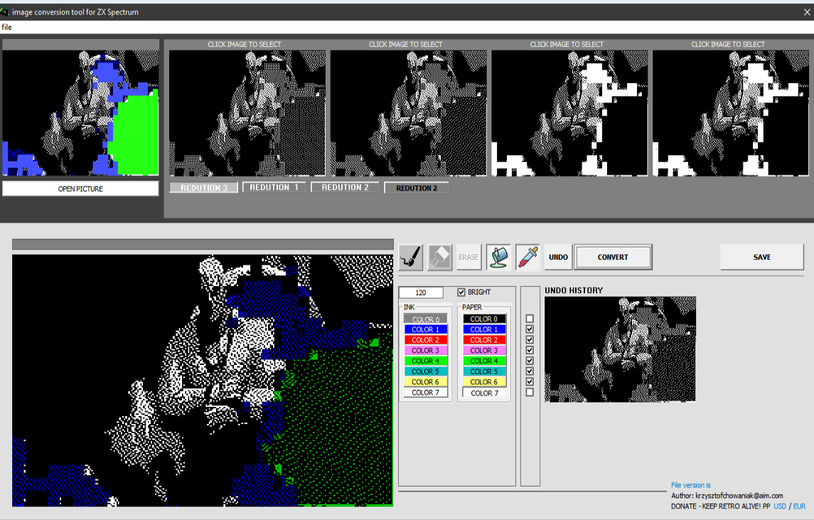 Games like image conversion tool for ZX Spectrum