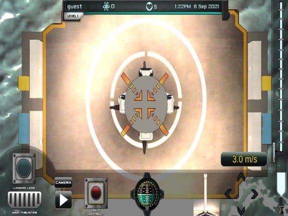 Intergalactic Rocket Landing screenshot