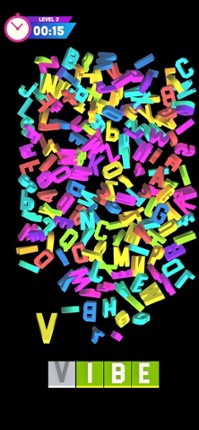 Letter Stack 3D screenshot