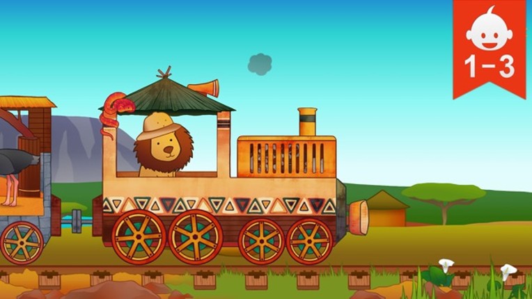 Safari Train for Toddlers screenshot