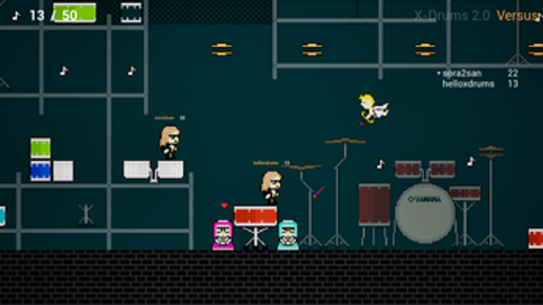 X-Drums 2.0 Multiplayer Platformer screenshot