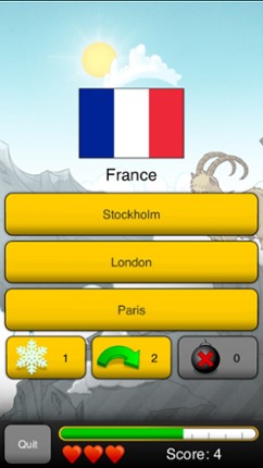 Capitals Quizzer - Country and Cities Trivia Game Image