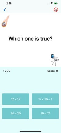 First Grade Math Quiz screenshot