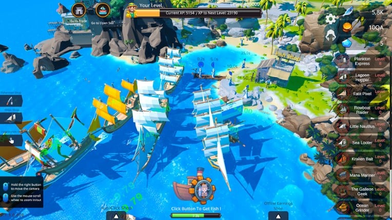 Fisher Idle screenshot