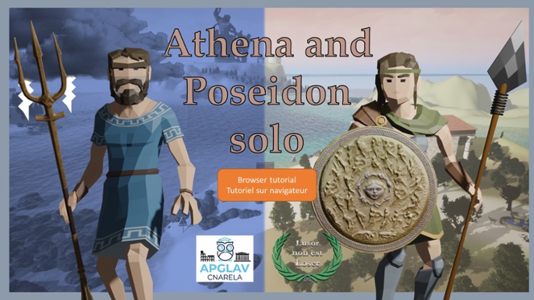 Athena and Poseidon Solo videogame Game Cover