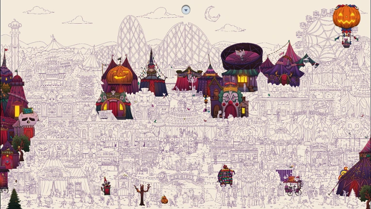 Hidden Cats in Spooky Carnival screenshot