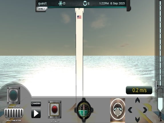 Intergalactic Rocket Landing screenshot