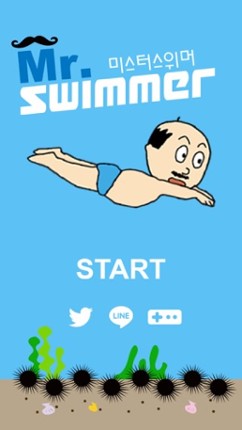 Mr.Swimmer - Super Mario-style swimming game screenshot