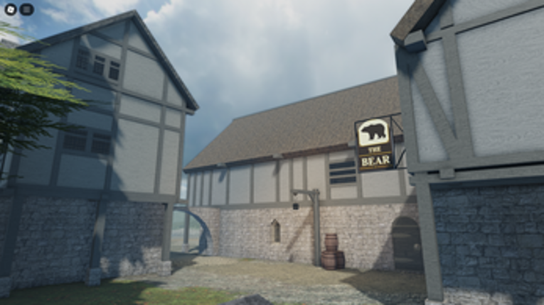 Roblox Medieval Battle Map – 1300s Castle Environment & Combat screenshot