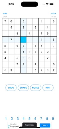 Simple Sudoku Game screenshot