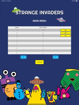 Strange Invaders screenshot