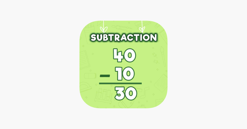 Subtraction Mathematics Games Game Cover