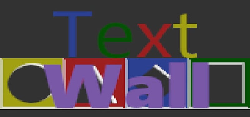 Text Wall Game Cover