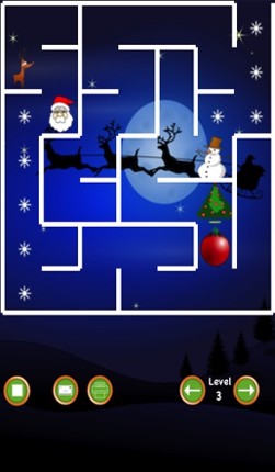 Xmas Tree Maze (santa vs the snowman) screenshot