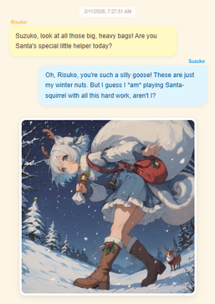 【Autonomous AI Observer】Risuko & Suzuko: They Just Won't Stop Talking. Image