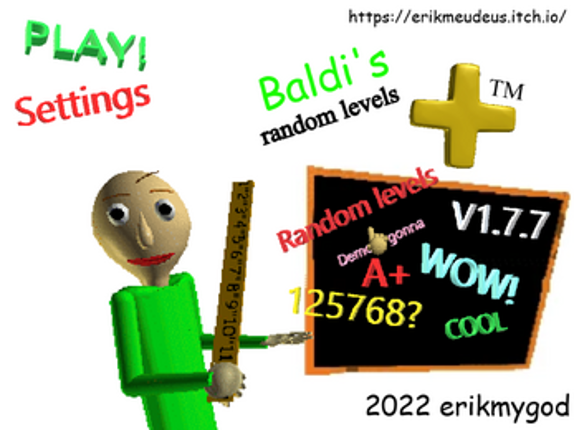 Baldi's basics random levels remasterd screenshot