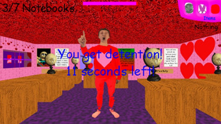 Baldi's Basics Valentine's Day 1.4.3 Port screenshot