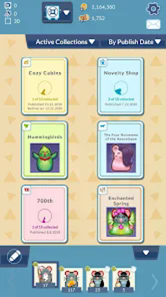 PackRat Card Collecting Game screenshot