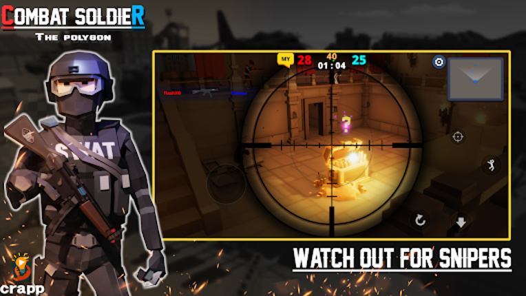 Combat Soldier - The Polygon screenshot