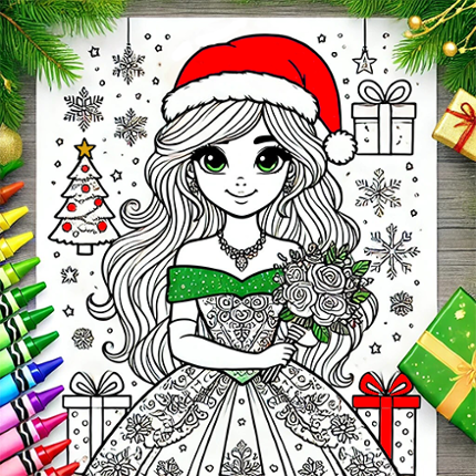Princess Coloring Book & Games Image