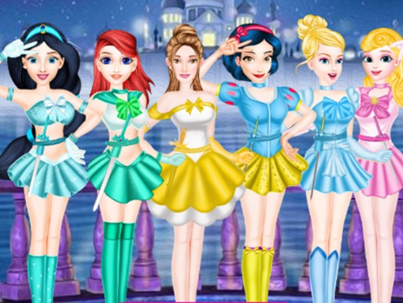 Girls Cosplay Sailor Challenge Game Cover