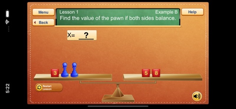 Hands-On Equations Level 1 screenshot