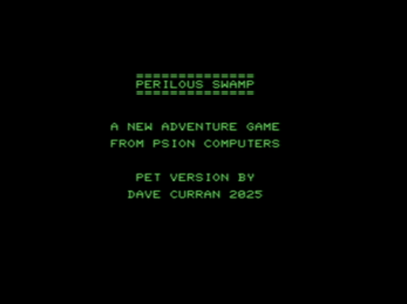Perilous Swamp (Commodore PET) Image