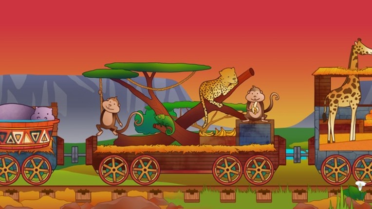 Safari Train for Toddlers screenshot