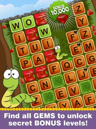 Word Wow - Help the worm down Image
