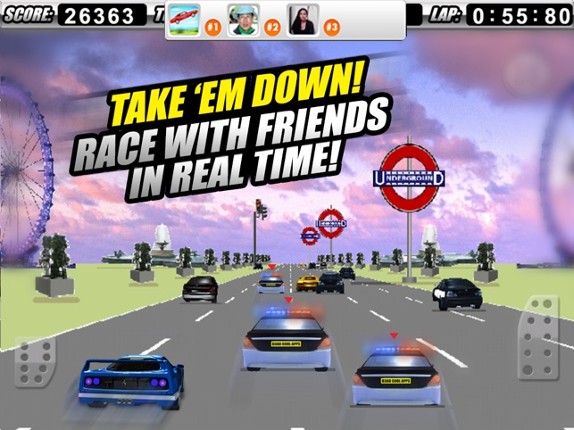 Cop Chase Car Race Multiplayer Edition 3D FREE - By Dead Cool Apps screenshot