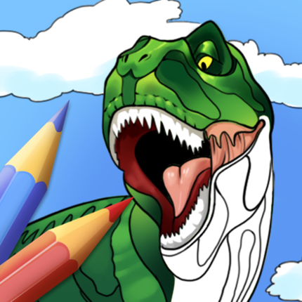 Dino Coloring Book for Kids Game Cover