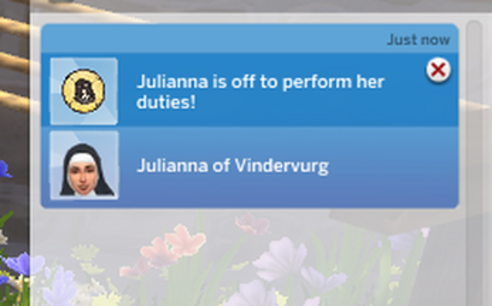 Medieval Nun Career for the Sims 4 Image