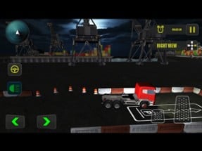 Night Truck Parking Driver 3D – Highway Garage Image