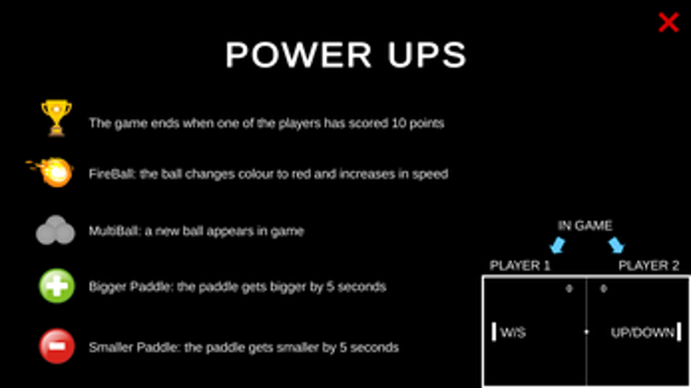 PONG screenshot