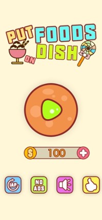 Put Foods On Dish - No Clash screenshot
