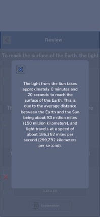 Space Knowledge Quiz screenshot