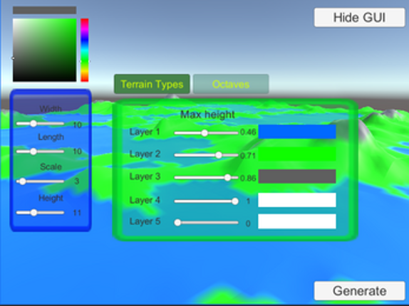 Terrain Generator screenshot