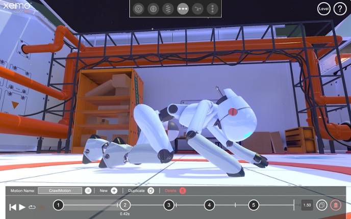 Xemo: Robot Sim screenshot
