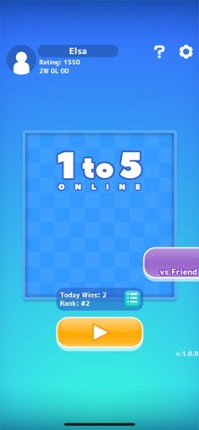 1 to 5 Online screenshot