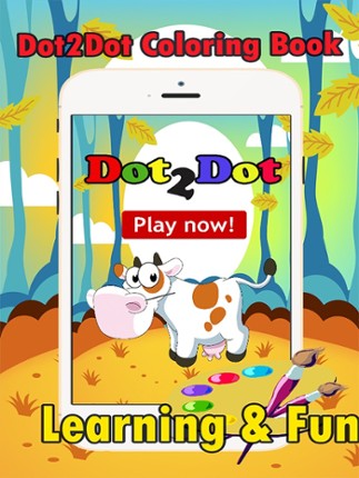 Animal Dot to Dot Coloring Book: coloring pages dot games free for kids and toddlers screenshot