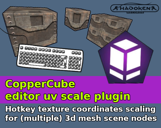 CopperCube editor uv scale plugin Image